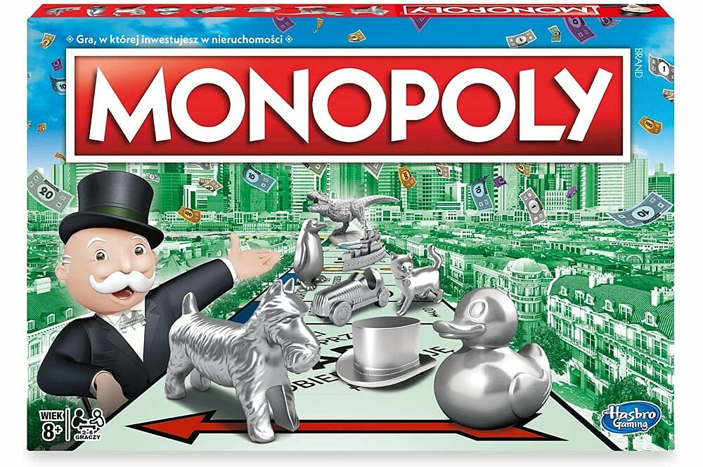 Gra planszowa HASBRO Monopoly elementy zabawa plansza reguły zawartość