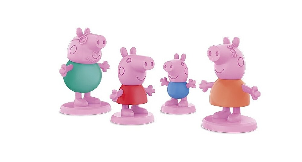 Gra planszowa HASBRO Monopoly Junior Świnka Peppa pionki plansza elementy zasady zabawa rodzina wieczór przyjaciele rozrywka