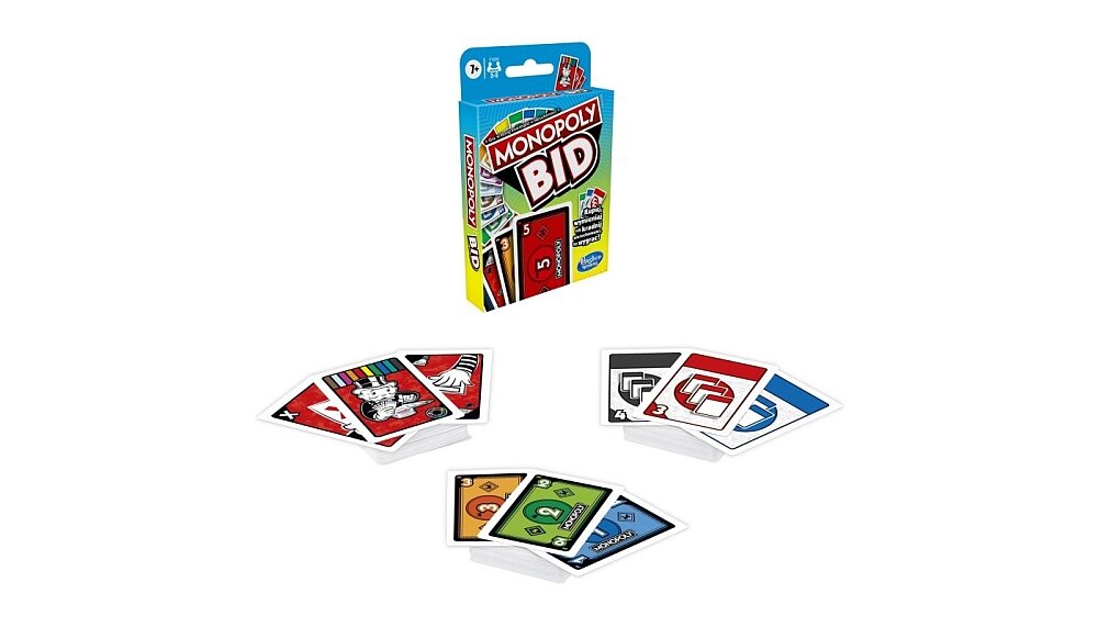 Gra planszowa HASBRO Monopoly Bid karty zasady rozrywka 