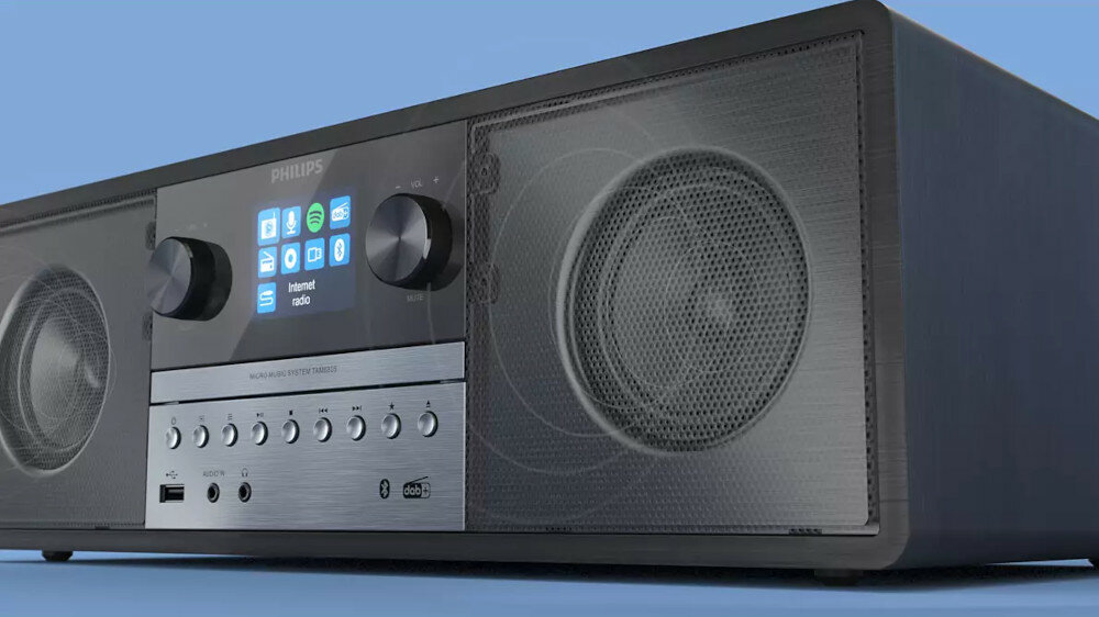 Wieża PHILIPS TAM6805/10 - bass reflex