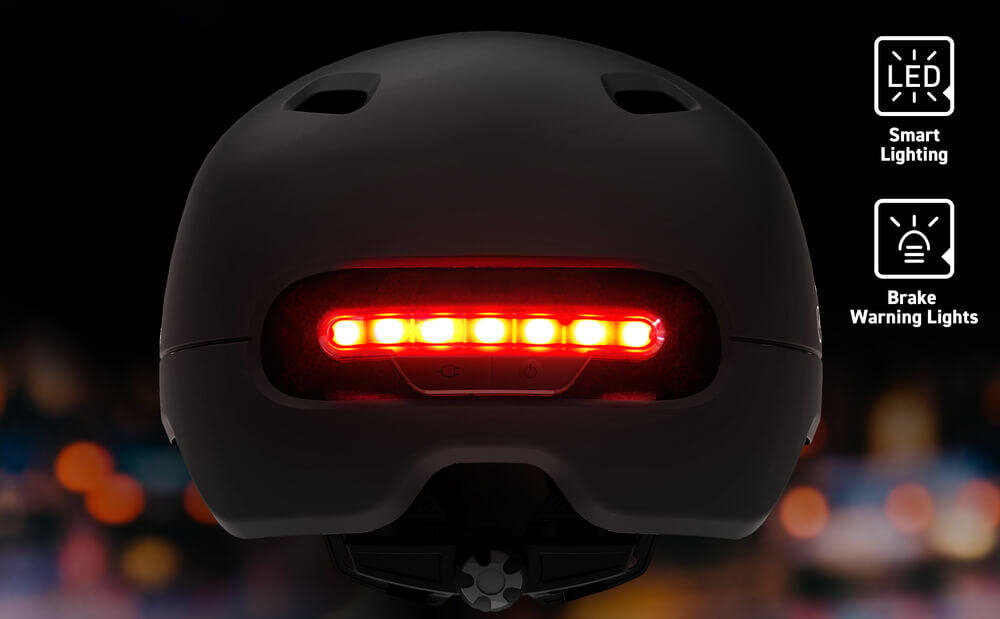 LIVALL kask widoczność oświetlenie tryby adaptacyjny mignięcie podwójne rozświetlanie diody warunki