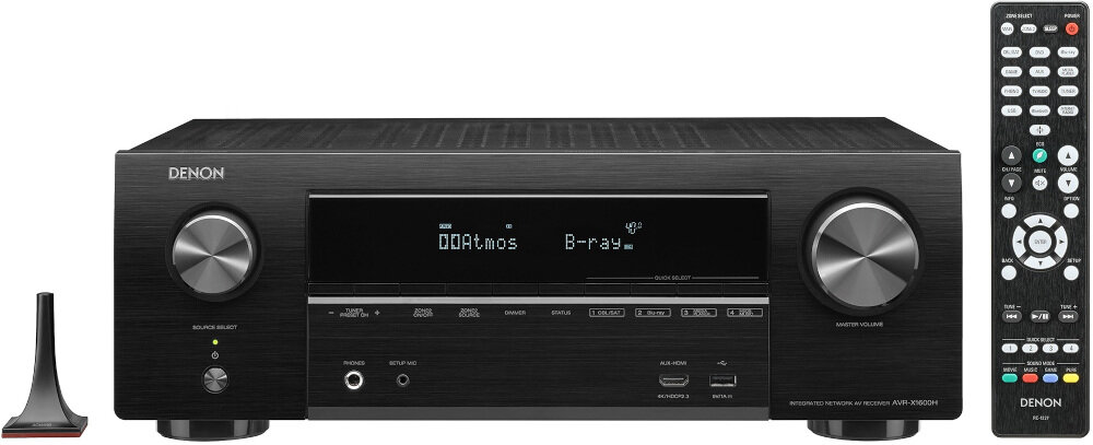 Kino domowe DENON AVR-X1600H + WILSON Cinematic - korektor