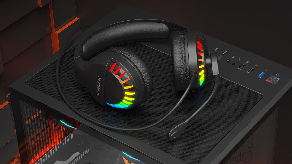 Słuchawki KRUX Fizz RGB KRX0092  - RGB