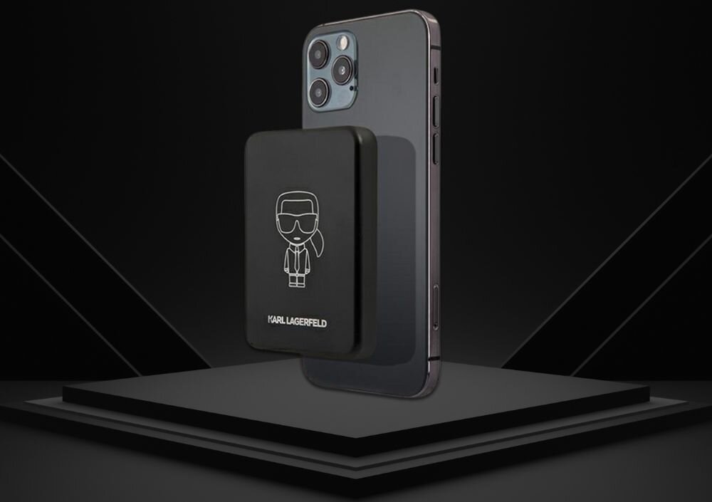 Powerbank indukcyjny KARL LAGERFELD MagSafe 3000mAh Urządzenia moc ładowanie wymiary bateria pojemność bezpieczeństwo lekkość wygoda