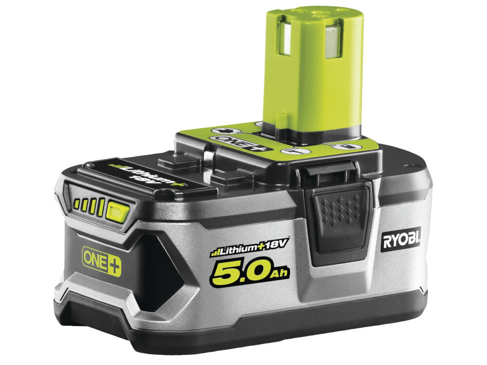 Ładowarka + akumulator RYOBI RC18150-250 akumulatory o napięciu 18 V pojemność 5,0 Ah Li-Ion technologia Lithium+