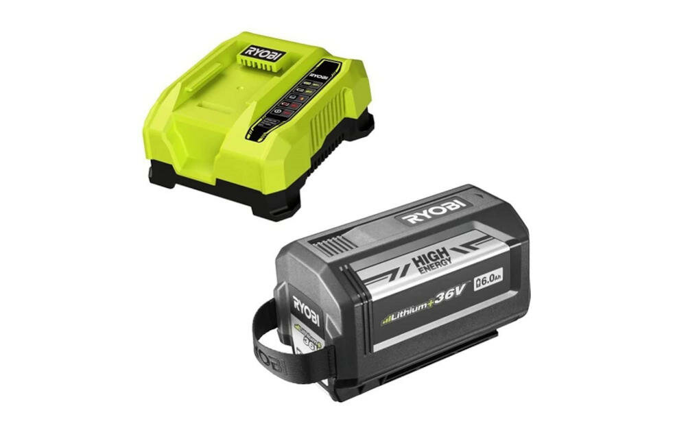 RYOBI RY36BC60A-160 заряд акумулятора довша робота пиляння косіння технологія intellicell