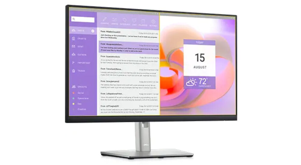 Monitor DELL P2422HE 24 1920x1080px IPS rozdzielczość fullHD praca biurowa graficzna