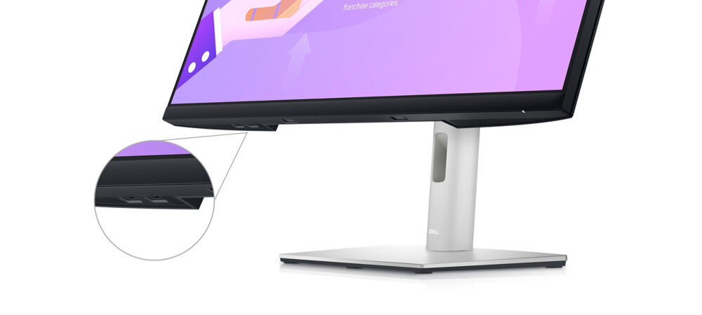 Monitor DELL P2422HE 24 1920x1080px IPS uniwersalne parametry regulacja kąta nachylenia