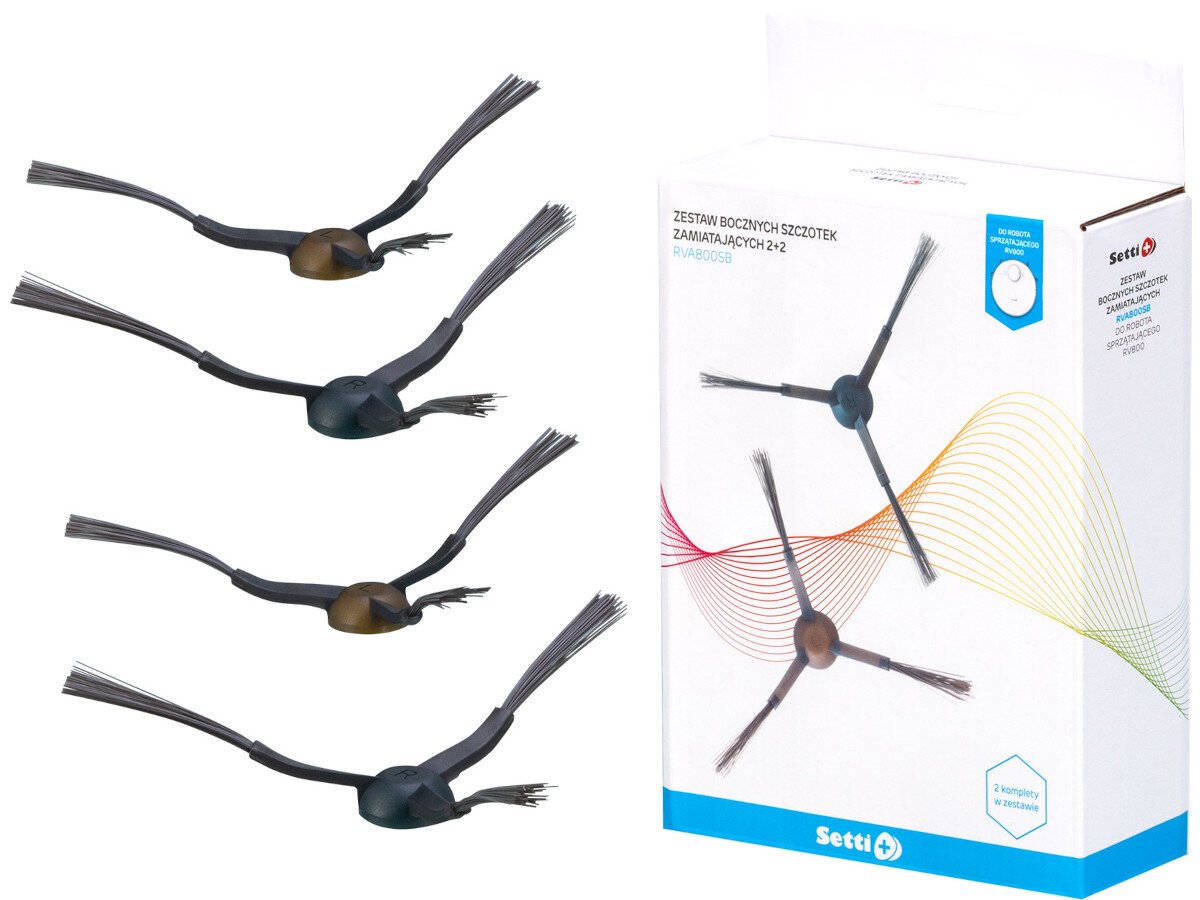 Zestaw szczotek SETTI+ RV800 (4 sztuki) zestaw