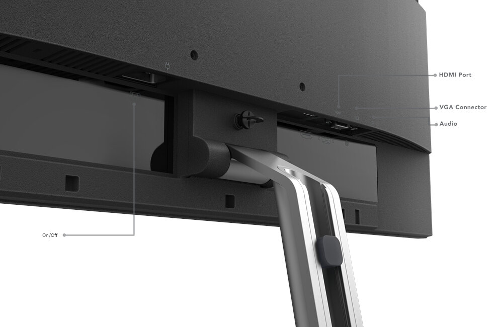 Monitor LENOVO L24i-30 24 1920x1080px IPS 4 ms rowek podstawa styl wygląd