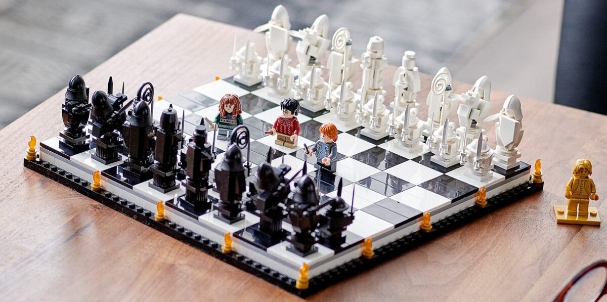LEGO Harry Potter Szachy czarodziejów w Hogwarcie 76392 magia czary hermiona ron czarodzieje Kamień Filozoficzny złota minifigurka dziecko kreatywność zabawa nauka rozwój klocki figurki minifigurki jakość tradycja konstrukcja nauka wyobraźnia role jakość bezpieczeństwo wyobraźnia budowanie pasja hobby funkcje instrukcje