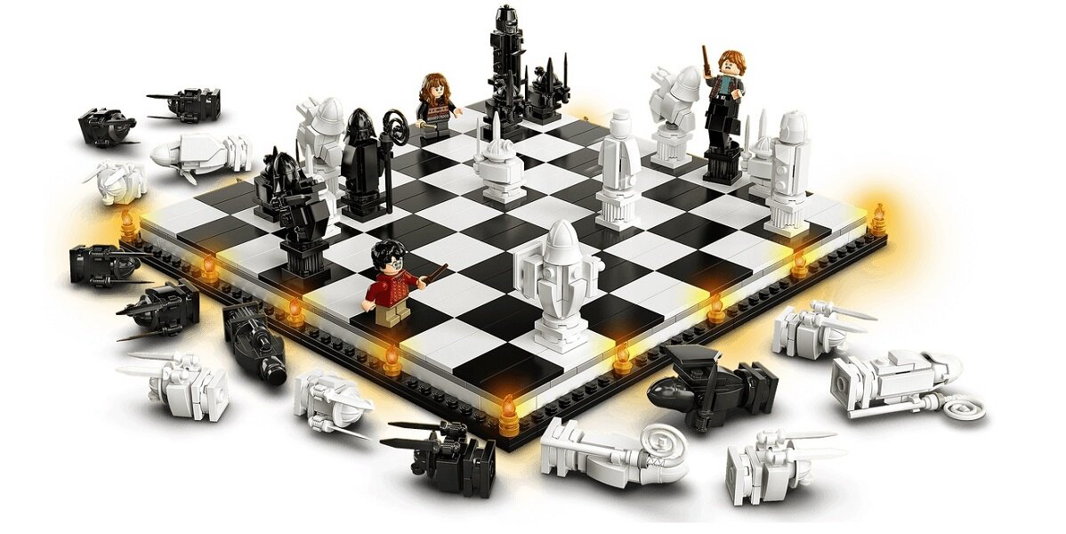 LEGO Harry Potter Szachy czarodziejów w Hogwarcie 76392 magia czary hermiona ron czarodzieje Kamień Filozoficzny złota minifigurka dziecko kreatywność zabawa nauka rozwój klocki figurki minifigurki jakość tradycja konstrukcja nauka wyobraźnia role jakość bezpieczeństwo wyobraźnia budowanie pasja hobby funkcje instrukcje