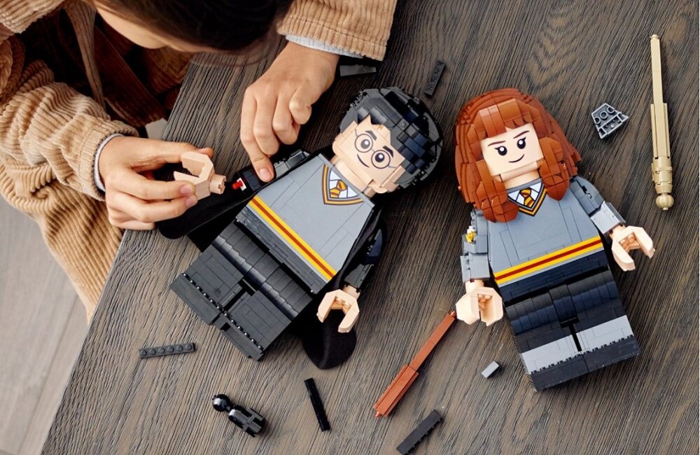 LEGO Harry Potter i Hermiona Granger 76393 Magiczna zabawa solo i w parze Kolekcjonerskie zabawki i radość bez końca