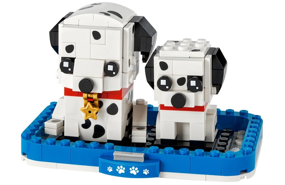 LEGO BrickHeadz Dalmatyńczyk 40479 Urocze pieski wspólna zabawa Kreatywna zabawa rozwija wiele cennych umiejętności u najmłodszych