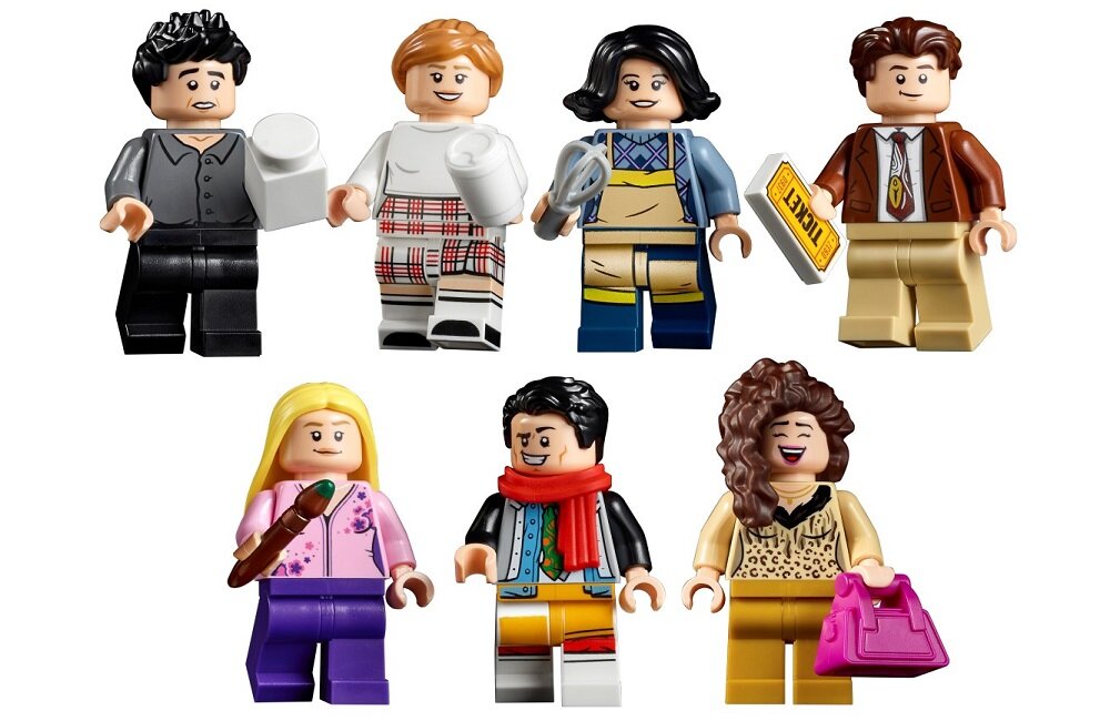 LEGO Creator Mieszkania z serialu Przyjaciele 10292 7 minifigurek