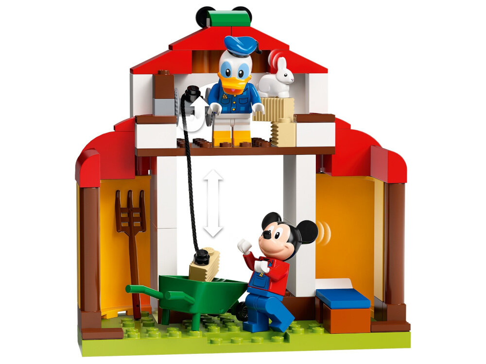 LEGO City Obóz ratowników dzikich zwierząt 60307 wspiera kreatywne myślenie koordynacja wzrokowo-ruchowa rozwija zdolności manualne podkręca wyobraźnię dziecka akcesoria wyciągarka na stodole kurnik do zbudowania narzędzia owoce warzywa jajko