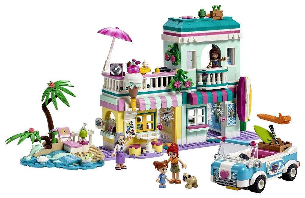 LEGO Friends Nabrzeże surferów 41693 Pomoc w rozwoju życiowych umiejętności
