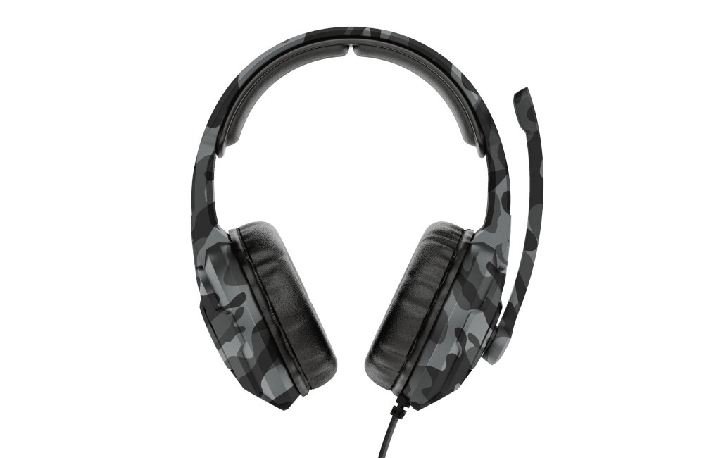 SŁUCHAWKI Trust RADIUS GXT411K BLACK CAMO impedancja pasmo przenoszenia wymiary waga złącze dynamika