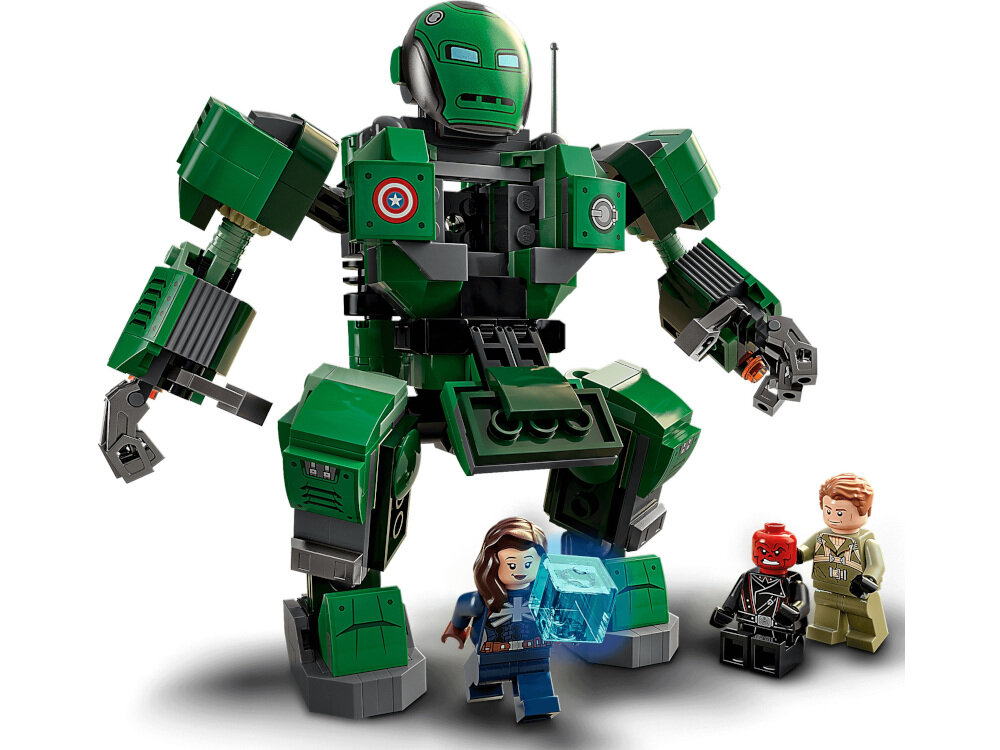 LEGO Marvel Kapitan Carter i Niszczyciel Hydry 76201 dla dzieci powyżej 8 roku życia odgrywać scenki z oryginalnego filmu wytwórni Marvel Studios