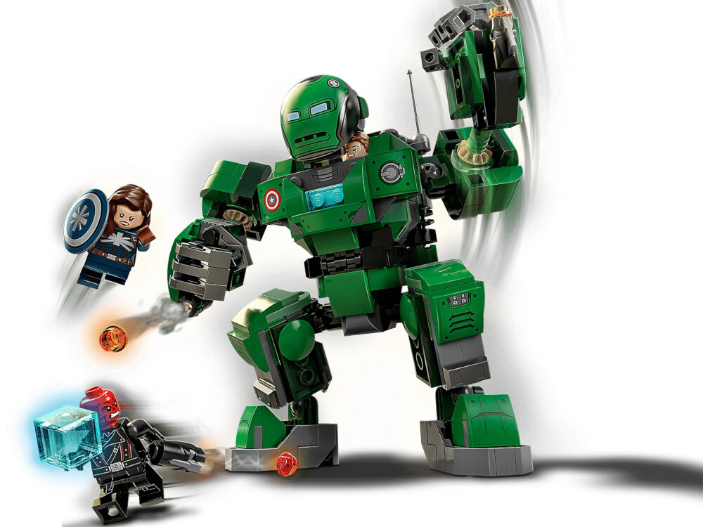 LEGO Marvel Kapitan Carter i Niszczyciel Hydry 76201 pasuje do innych zabawek LEGO kreatywna pełna pasji zabawa dokładna instrukcja obsługi w języku polskim