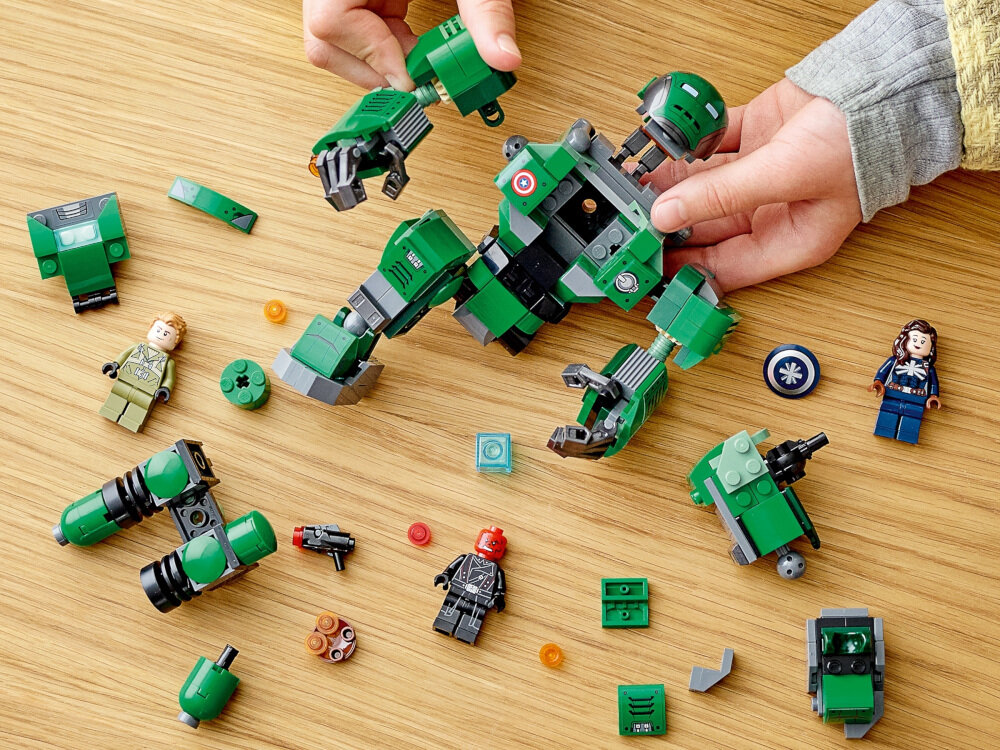 LEGO Marvel Kapitan Carter i Niszczyciel Hydry 76201 klocki LEGO wysoka jakość wykonania poddawane specjalistycznym testom wytrzymałościowym solidnie przebadane spełniają najwyższe standardy bezpieczeństwa