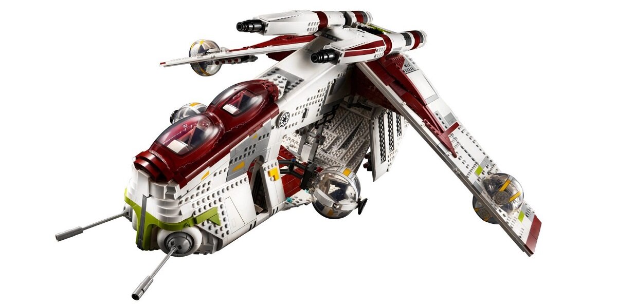LEGO Star Wars Kanonierka Republiki 75309 kreatywność zabawa rozwój klocki figurki minifigurki jakość tradycja konstrukcja nauka wyobraźnia role jakość bezpieczeństwo wyobraźnia budowanie pasja hobby