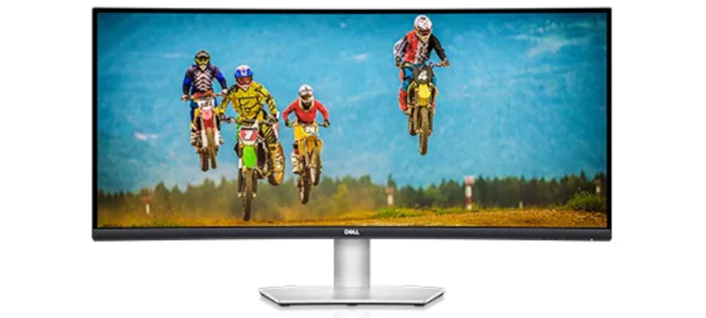 Monitor DELL S3422DW matowa powłoka matrycy technologia VA monitor wyrazny obraz