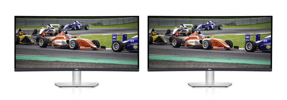 Monitor DELL S3422DW głośniki wejścia złącza technologia freesync