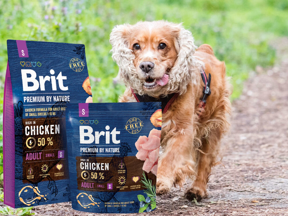 Karma dla psa BRIT Premium by Nature Kurczak 3 kg sklad zywienie
