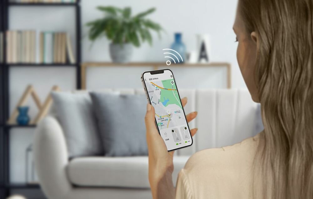 Słuchawki douszne BASEUS Encok W2 TWS aplikacja baseus smart gps lokalizacja