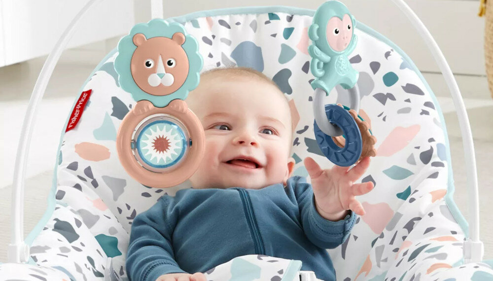 ZABAWKA FISHER-PRICE FOTELIK-BUJACZEK PASTELOWY GWD39