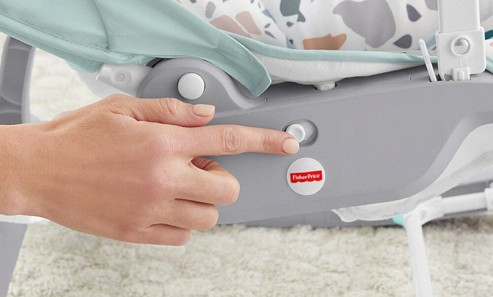 ZABAWKA FISHER-PRICE FOTELIK-BUJACZEK PASTELOWY GWD39 wibracje zabawki ciekawość rozwój