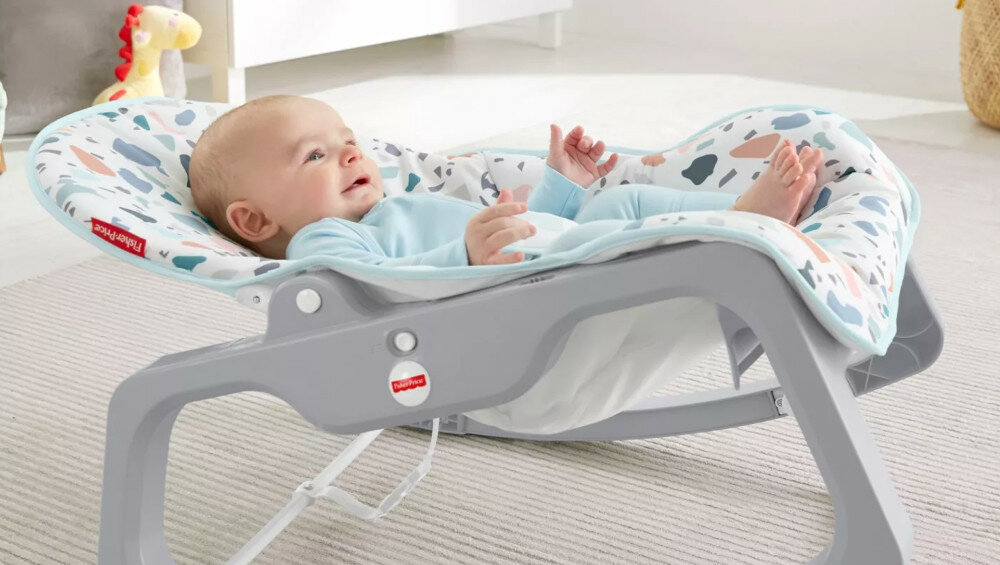 ZABAWKA FISHER-PRICE FOTELIK-BUJACZEK PASTELOWY GWD39 pranie w pralce czyszczenie