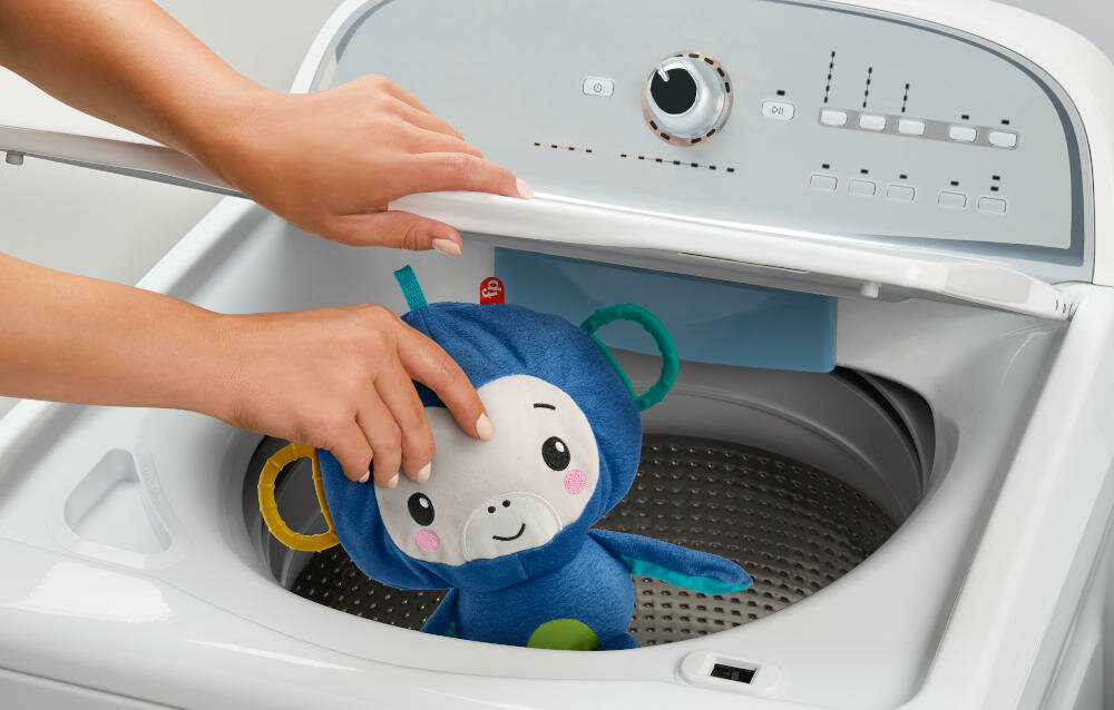 FISHER-PRICE-MALPKA-GRR32 pralka zabawki dziecko bakterie czystość zdrowie