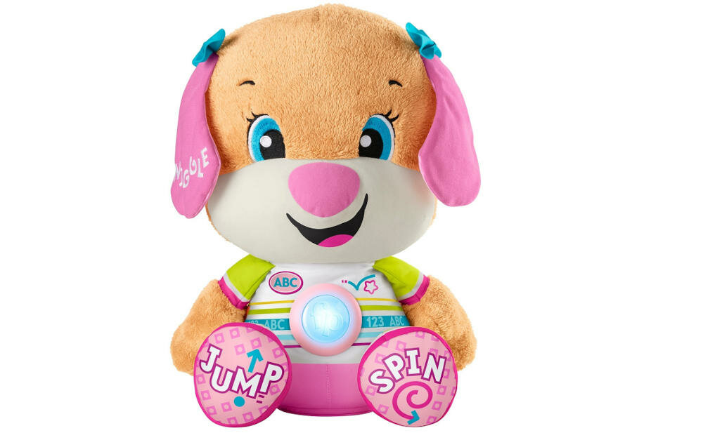 FISHER-PRICE-WIELKA-SIOSTRZYCZKA wielka siostrzyczka tulenie zabawa nauka zabawka ruch aktywna zabawa