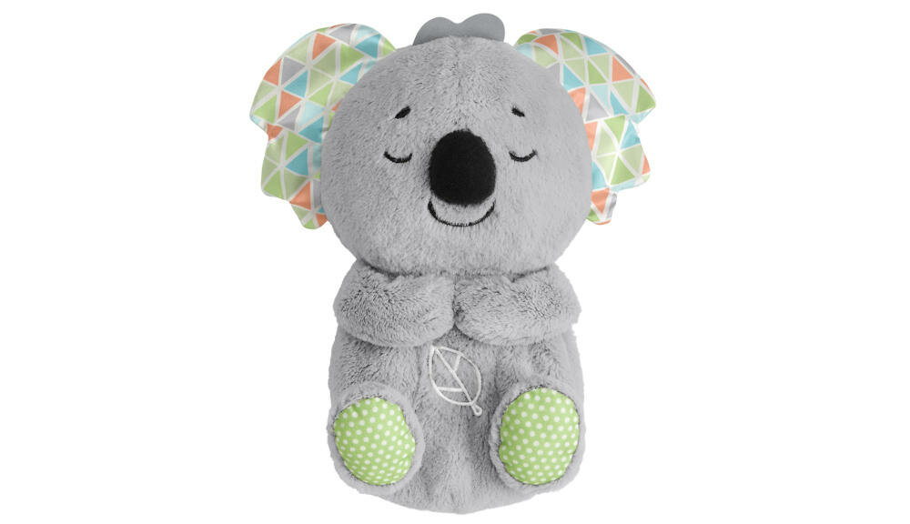FISHER-PRICE-KOALA-USYPIANKA przytulanka koala usypianka przyjaciel przytulanie ruchy oddychanie wyciszenie sen maluszek materiał łagodna muzyka