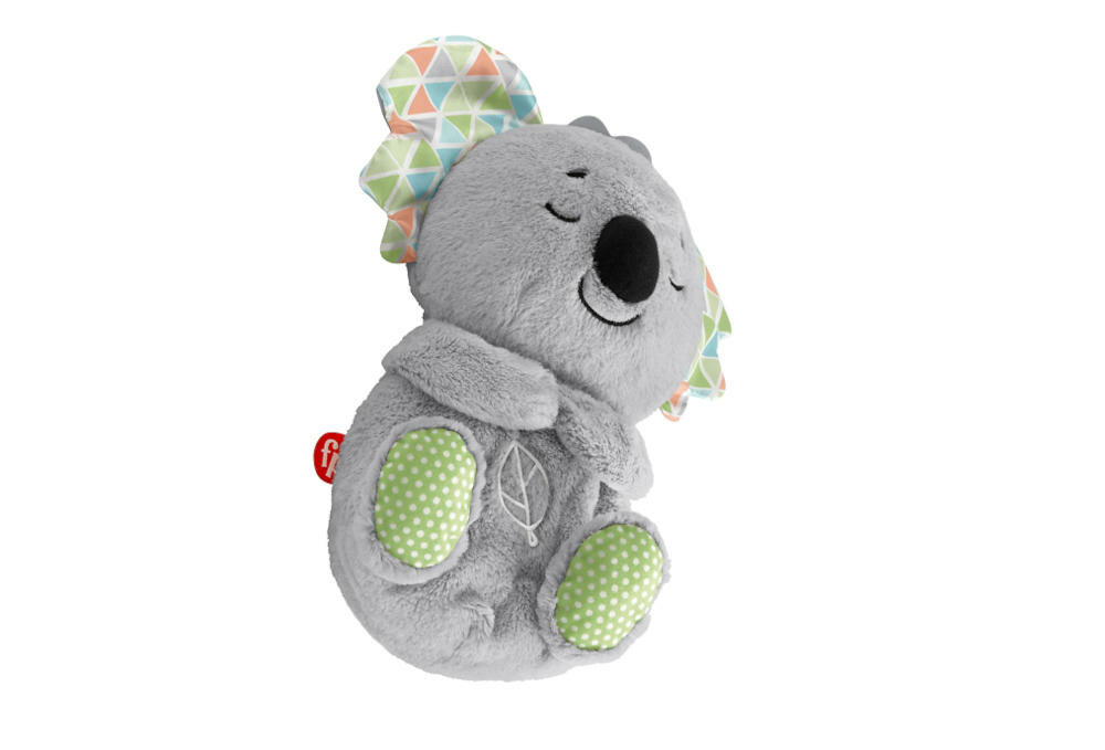 FISHER-PRICE-KOALA-USYPIANKA uspokajacz ustawienia potrzeby dziecko zabawka rozwijanie zmysł miękki materiał delikatna muzyka dotyk słuch maluch podświetlany brzuszek