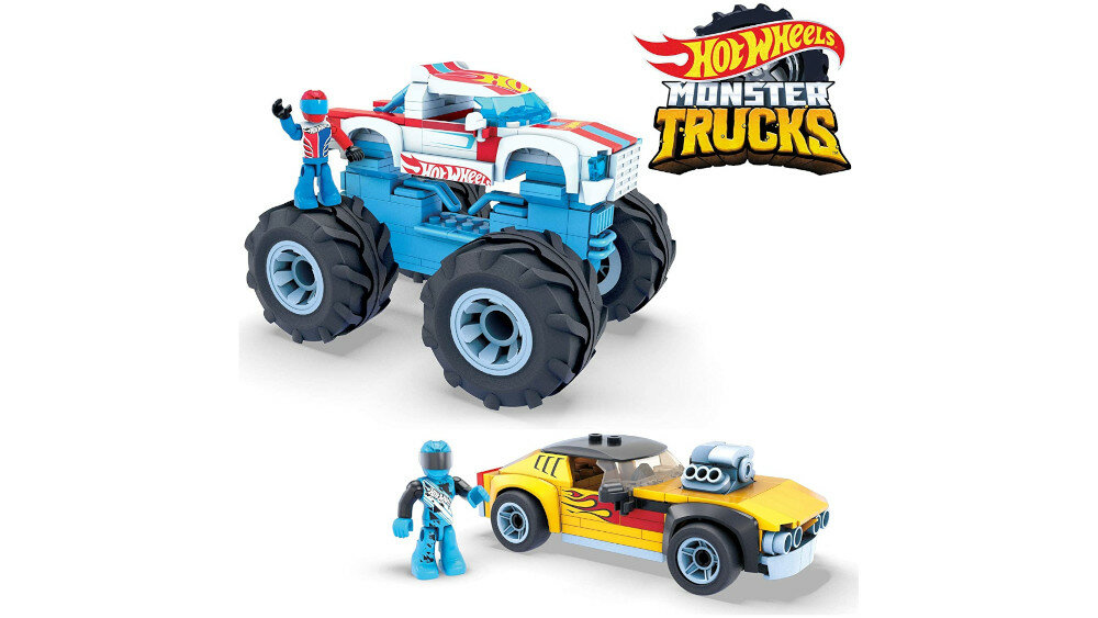 Klocki plastikowe MATTEL Mega Construx Rodger Dodger - Monster Trucks - zabawa
