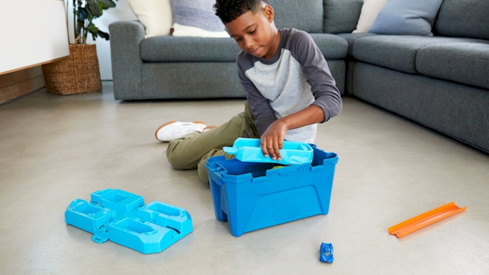 Tor MATTEL Hot Wheels Track - przechowywanie