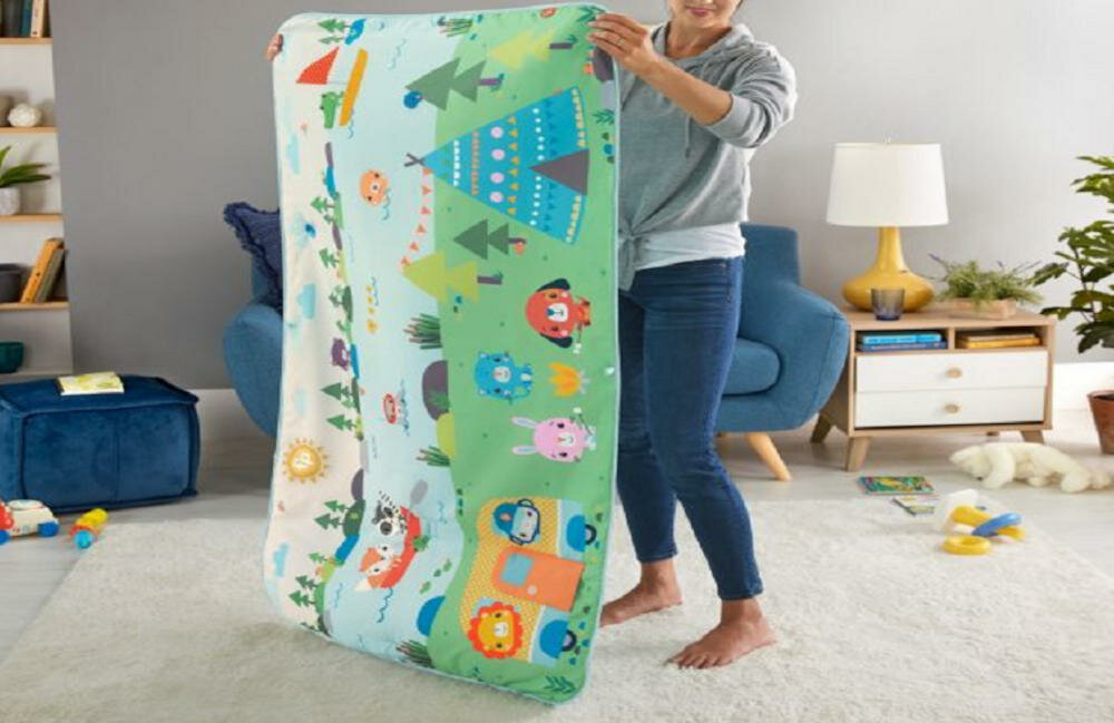 FISHER-PRICE-MATA-WIELKIE-PRZYGODY mata zabawa kemping wczasowicze