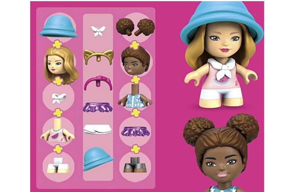 Klocki plastikowe Barbie Mega Construx Wymarzony kamper GWR35 Każde dziecko będzie zachwycone