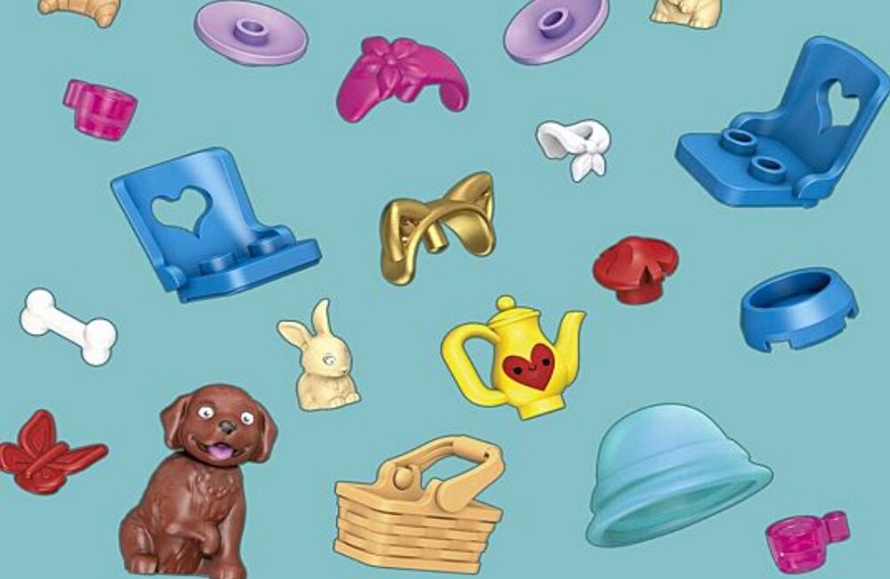 Klocki plastikowe Barbie Mega Construx Wymarzony kamper GWR35 Złóż i baw się bez końca