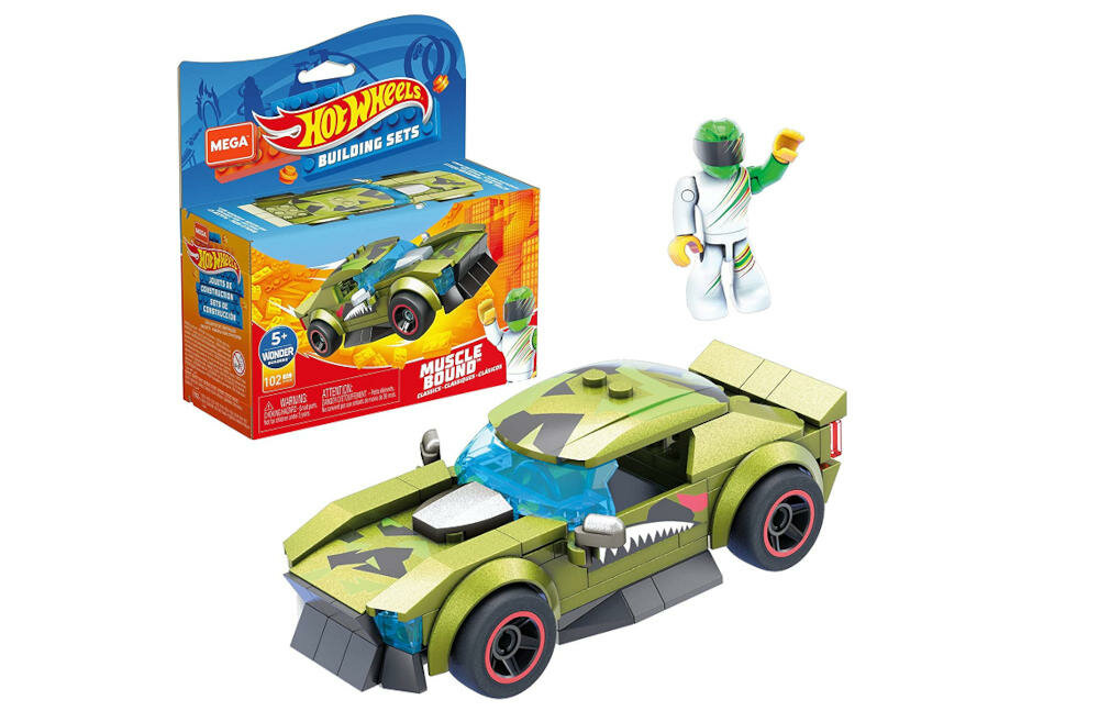 MATTEL-HOT-WHEELS-MUSCLE opakowanie pojazd figurka instrukcja karta gwarancyjna