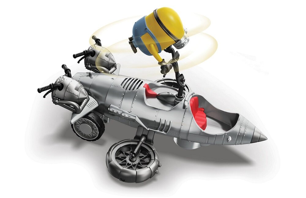 ZABAWKA MINIONKI MINIONEK SZALONA JAZDA POJAZD RC ZDALNIE STEROWANY GMF19 Ruszaj z nami na przygodę Wielogodzinna kreatywna zabawa