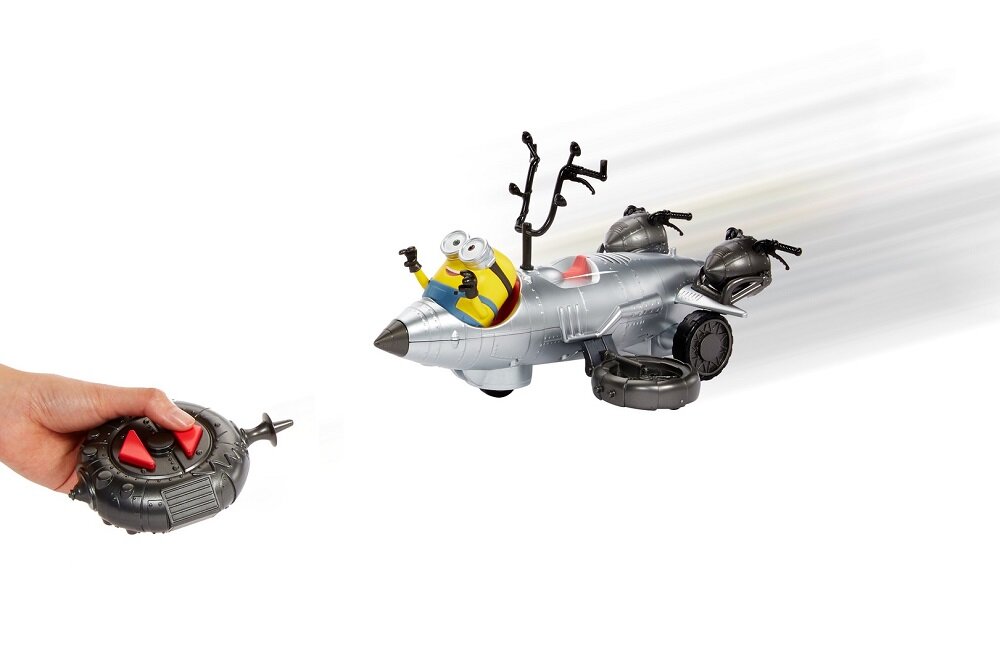 ZABAWKA MINIONKI MINIONEK SZALONA JAZDA POJAZD RC ZDALNIE STEROWANY GMF19 Zabawa napędzana wyobraźnią