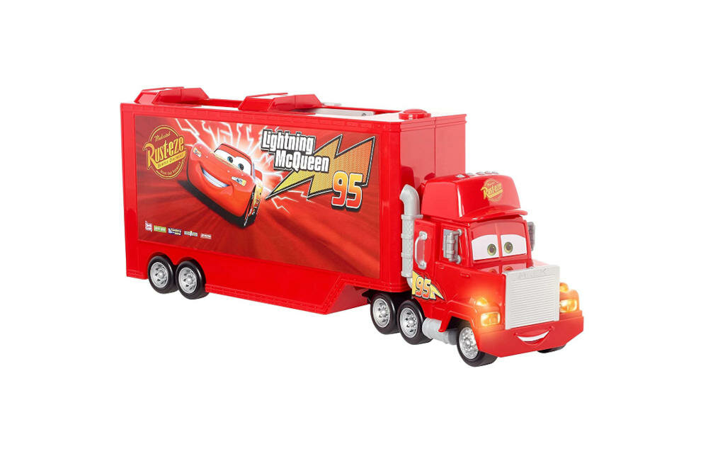 MATTEL-DISNEY-AUTA-MANIEK-GYK60 serial animowany auta ciężarówka maniek zabawka wielki pojazd czerwony