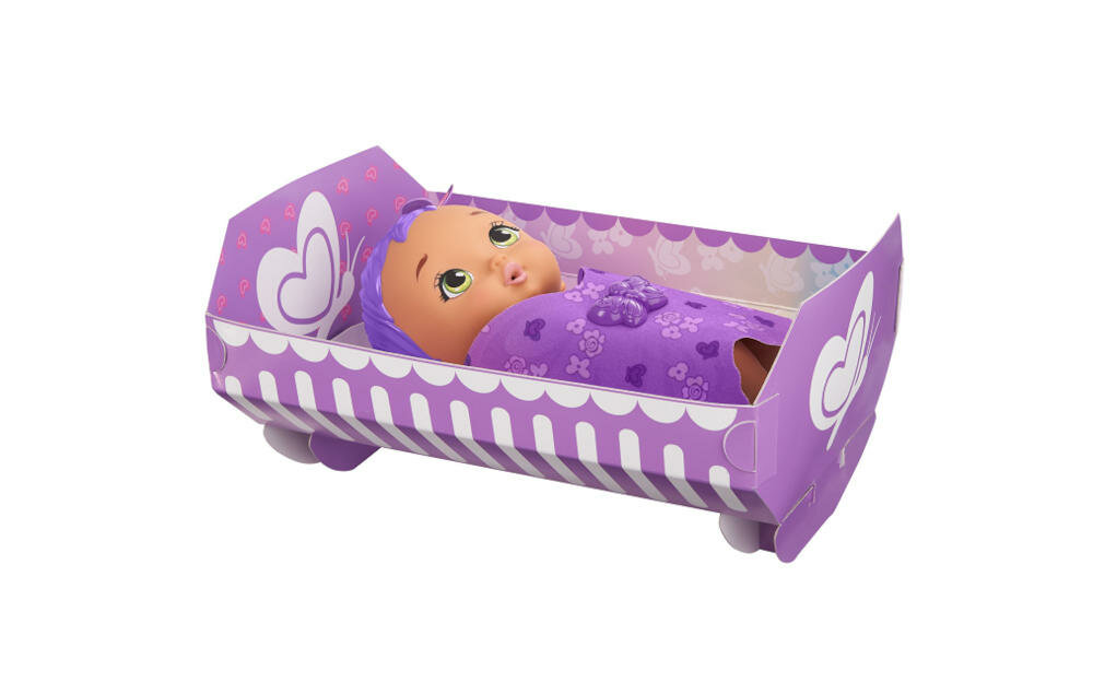 MATTEL-BBAY-MOTYLEK-HBH42 karmienie zabawa bobasek kołyska drzemka kocyk skrzydełka kolorowe sny