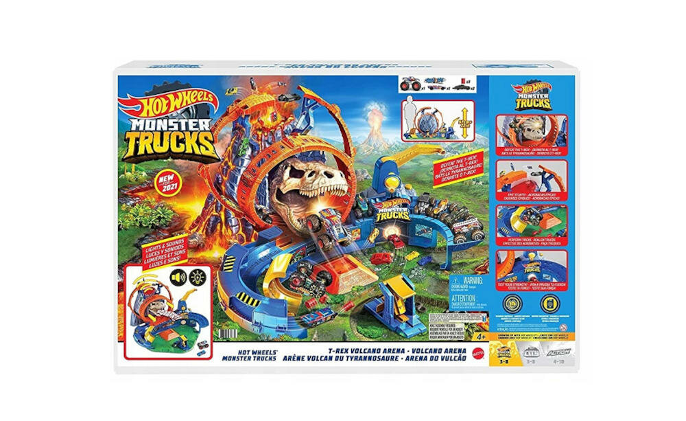 MATTEL-HOT-WHEELS-WULKAN-GYL14 tor pojazdy opakowanie instrukcja karta gwarancyjna