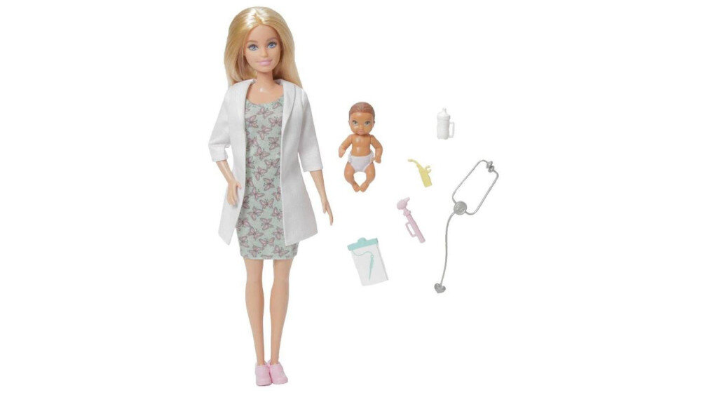 Lalka Barbie Pediatra - nauka