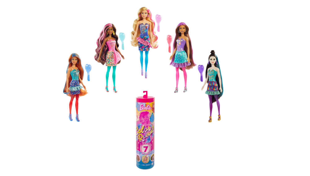 MATTEL-Color-Reveal-Imprezowa color reveal motyw imprezowy styl akcesoria zestawy linia elementy zabawa